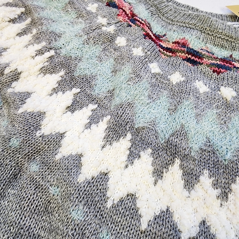 NWT American Rag Cie Sweater Medium Heather Grey - Picture 3 of 7